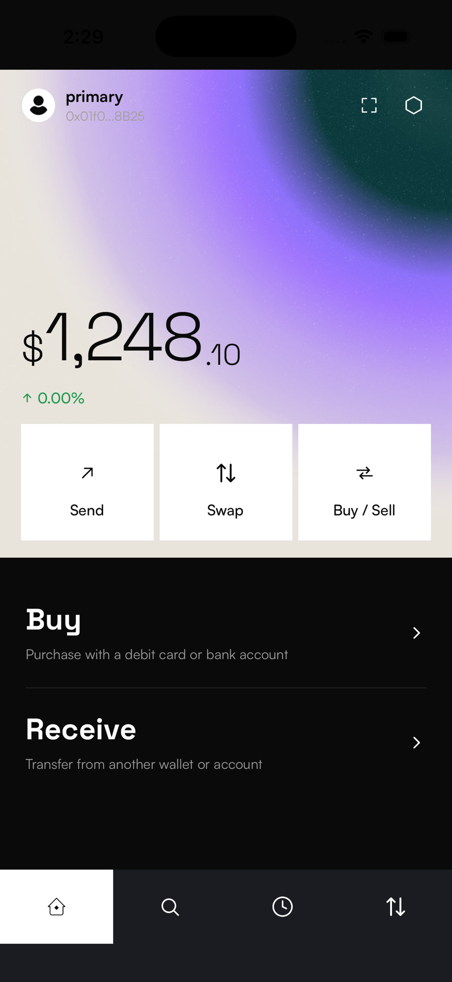 Dara Wallet app